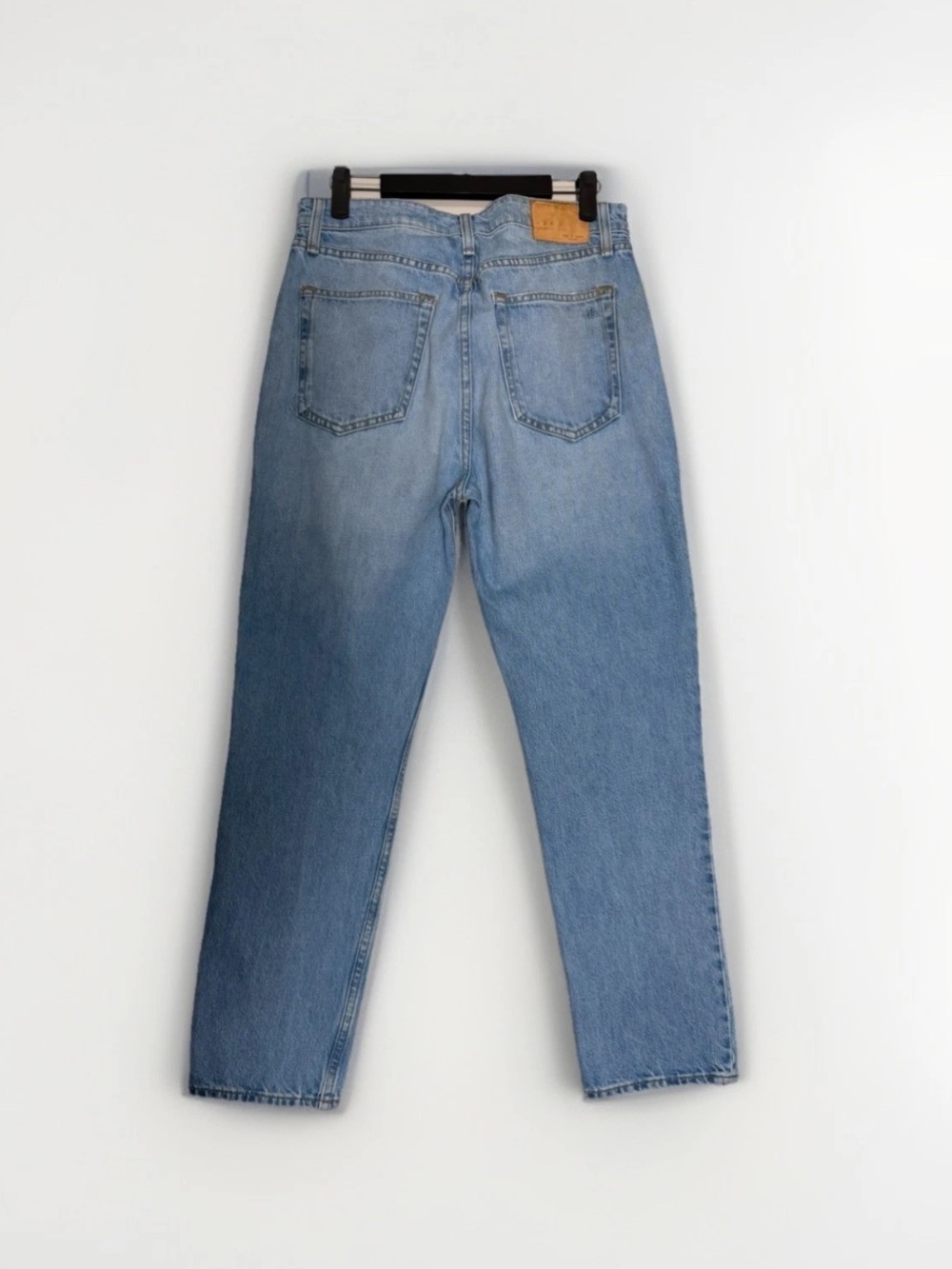 Rag & Bone Women's Jeans 27 Nina High Rise Ankle Cigarette Jeans Button Fly